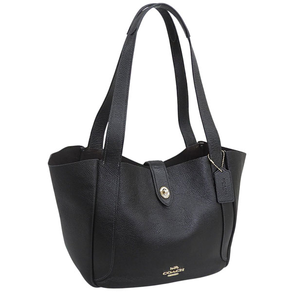 COACH ブラック レザートートバッグ 公式】COACH – コーチ | カーゴ トート バッグ 26・ラブド レザー