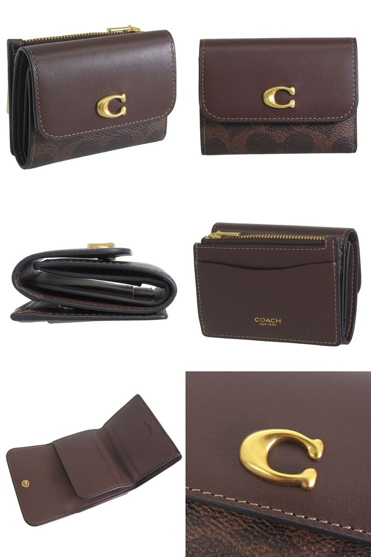COACH（コーチ） 財布 レディース 3つ折り 折財布 ミニ財布 コンパクト