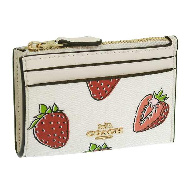 coach コーチ　正規品　パスケース　コインケース　いちご　キーリング コーチ COACH キーホルダー キーリング 財布 コインケース