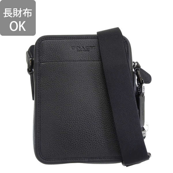 COACH コーチ バッグ ボディーバッグ レザー ブラック COACH（コーチ） Crossbady Bag ボディバッグ クロスボディ ベルト