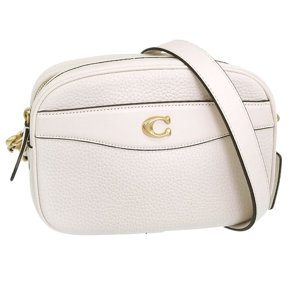 コーチ バッグ レディース ショルダーバッグ レザー チョーク SFT PEB LTR CAM BAG CC386B4HA COACH