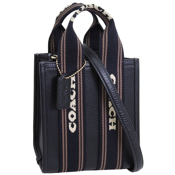 コーチ バッグ レディース 2WAY ショルダーバッグ ハンドバッグ アウトレット レザー ブラック スミス ミニ トート バッグ SMTH MIN TT PPBL CCF80IMA47 COACH