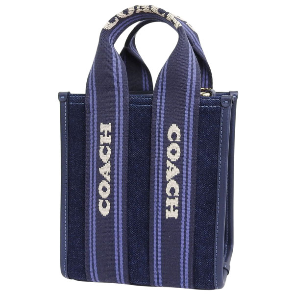COACH レディースショルダーバッグ（色：ネイビー系）｜バッグ