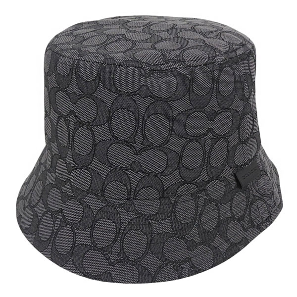 コーチ 帽子 メンズ レディース ハット M/L チャコール SIG C JAQ BCKT HAT CCN94CHRML COACH