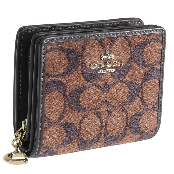 COACH（コーチ） 財布 レディース 二つ折り財布 アウトレット ブラウン