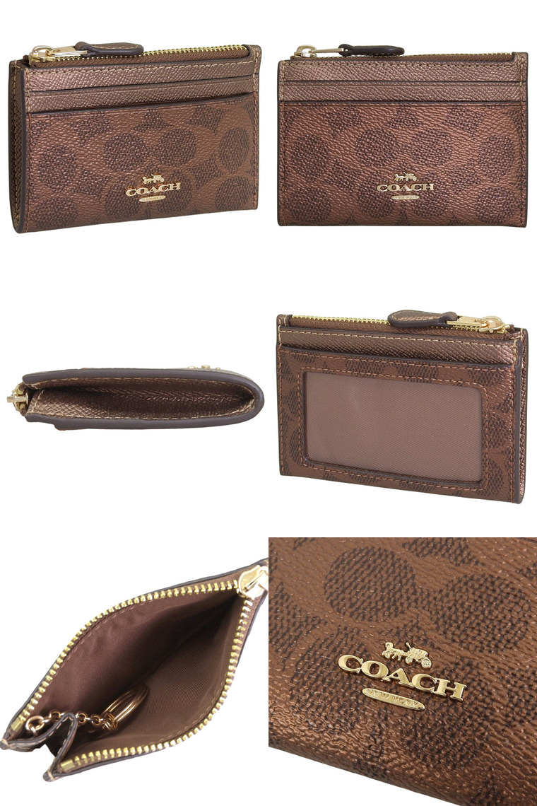 COACH　コーチ　IDウォレット　パスケース　未使用 COACH（コーチ） 二つ折り財布 定期入れ パスケース IDケース メンズ