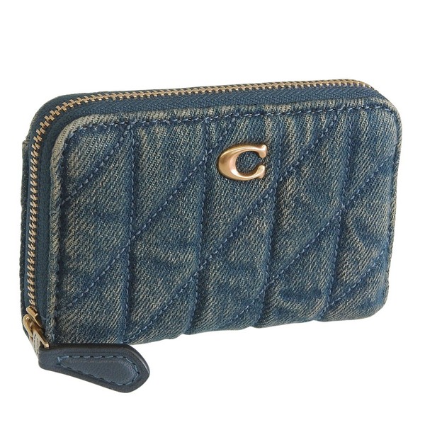 COACH（コーチ） レディース カードケース アウトレット デニム QLD SM