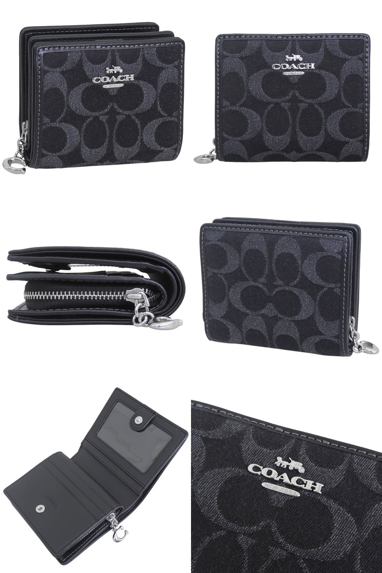 COACH（コーチ） 財布 レディース 2つ折り 折財布 コンパクト