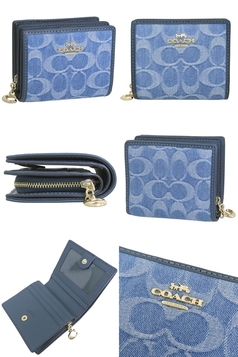 COACH（コーチ） 財布 レディース 2つ折り 折財布 コンパクト