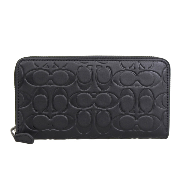 COACH（コーチ） 財布 メンズ ラウンドファスナー 長財布 アウトレット