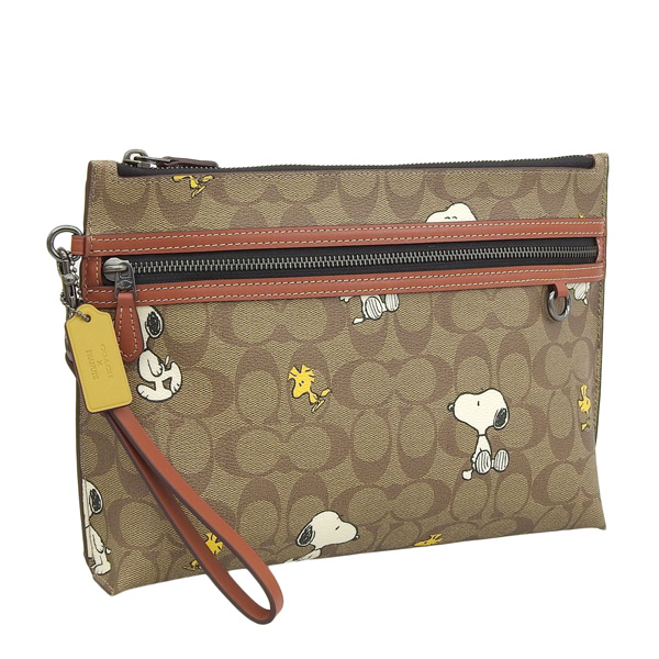 コーチ バッグ レディース クラッチバッグ アウトレット スヌーピー シグネチャー CRY ALL PCH SIG PNUT CE712QBE7V COACH