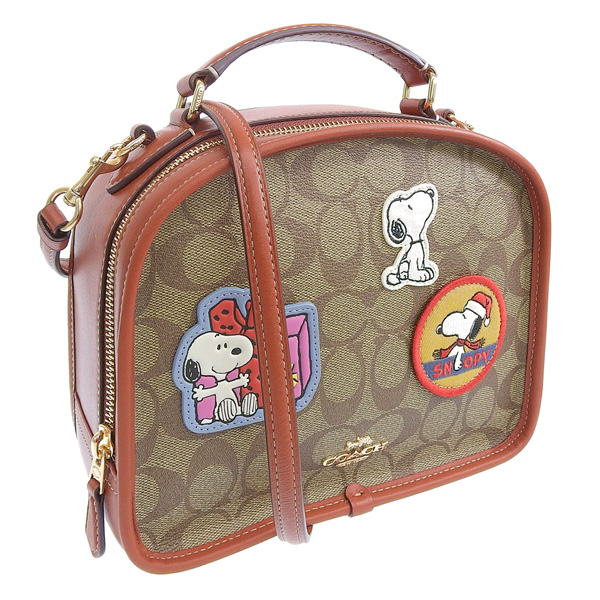 コーチ バッグ レディース ショルダーバッグ ハンドバッグ 2WAY アウトレット 斜めがけ スヌーピー シグネチャー COACH