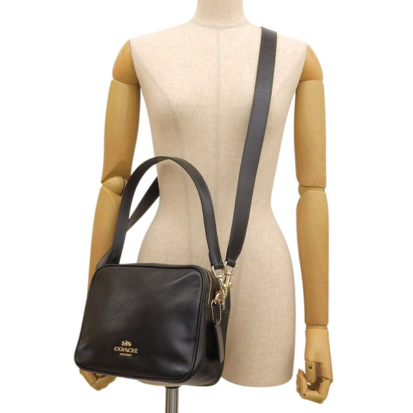 【極美品】コーチ 2WAYイーディーショルダー 28   黒 35983 COACH（コーチ） バッグ レディース ショルダーバッグ 2way 斜めがけ