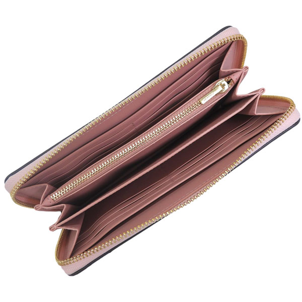 COACH（コーチ） 財布 レディース 長財布 アウトレット PVC ピンク LZA