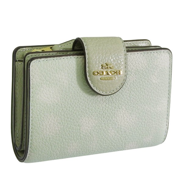 COACH（コーチ） 財布 レディース 二つ折り財布 アウトレット レザー