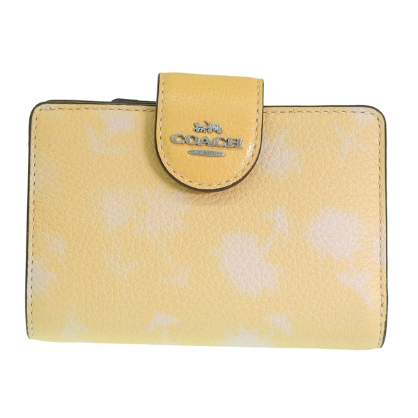 綺麗♡COACHコーチC金具デイジー柄折財布 COACH（コーチ） 財布 レディース 2つ折り 折財布 コンパクト