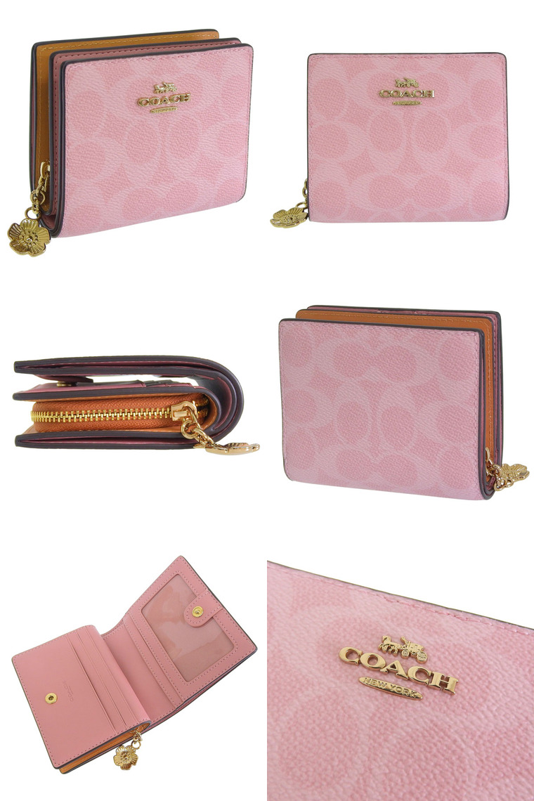COACH（コーチ） 財布 レディース 2つ折り 折財布 コンパクト