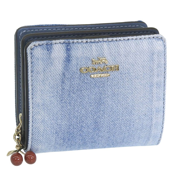 COACH（コーチ） 財布 レディース 2つ折り 折財布 コンパクト