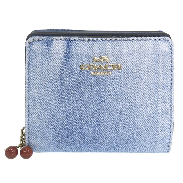 COACH（コーチ） 財布 レディース 2つ折り 折財布 コンパクト