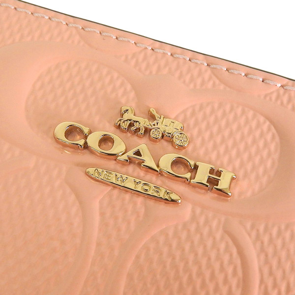 未使用級✨レア コーチ チェーン アクセサリーポーチ レザー×パテントレザー COACH（コーチ） レディース ポーチ アウトレット パテントレザー