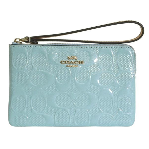 COACH（コーチ） レディース ポーチ アウトレット パテントレザー