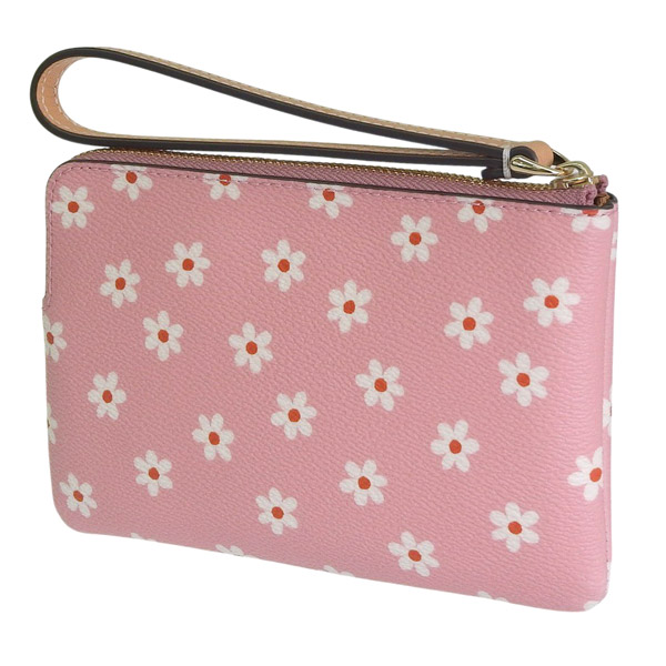 COACH（コーチ） レディース ポーチ アウトレット PVC ピンクマルチ