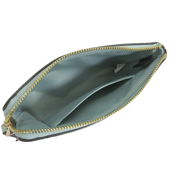 COACH（コーチ） レディース ポーチ アウトレット PVC ライトブルー