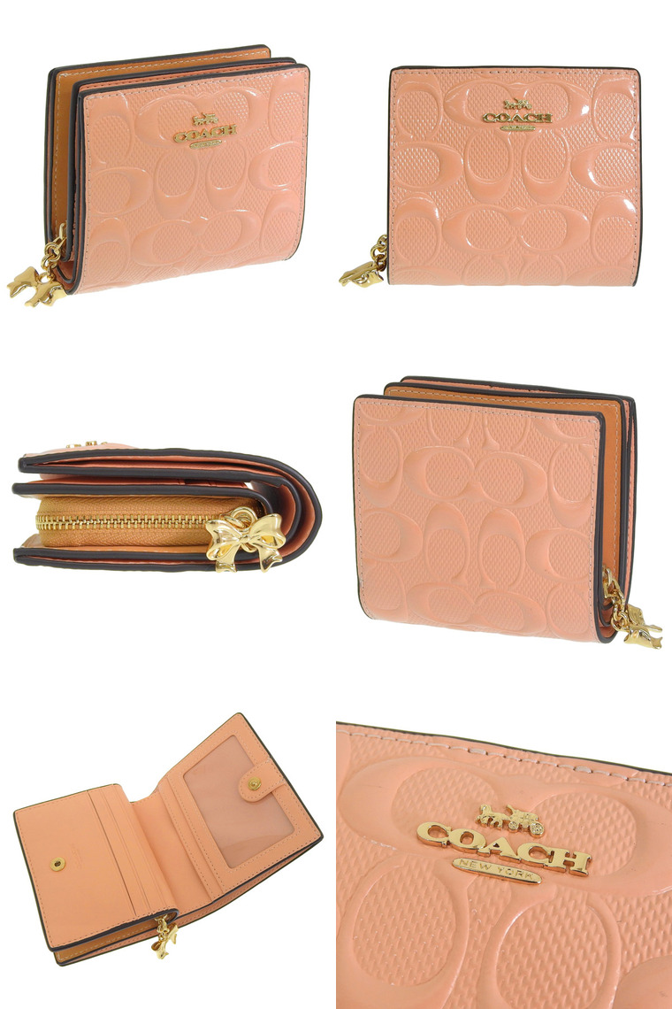 COACH（コーチ） 財布 レディース 2つ折り 折財布 コンパクト