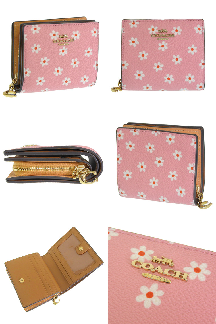 COACH（コーチ） 財布 レディース 2つ折り 折財布 コンパクト