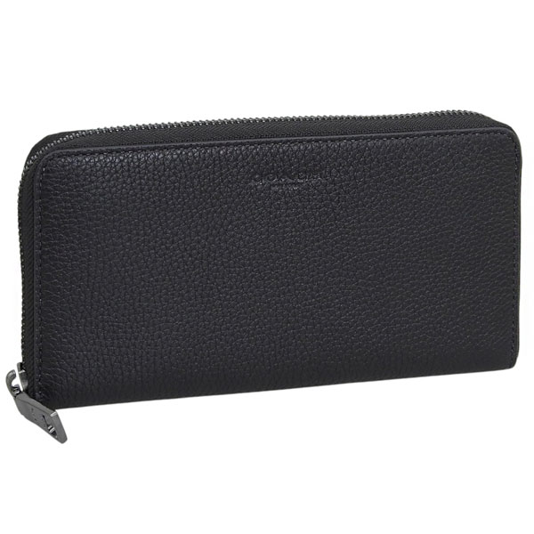 COACH（コーチ） 財布 メンズ 長財布 アウトレット レザー ブラック