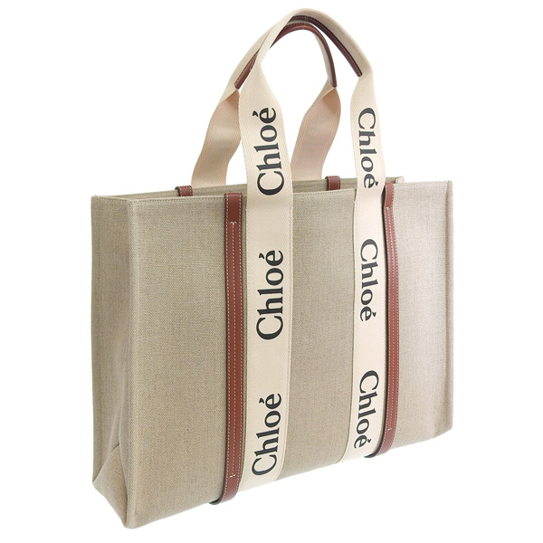 Chloe CHC22AS382I2690U 関税送料込 Chloe クロエ トートバッグ レディース ウッディ ホワイト