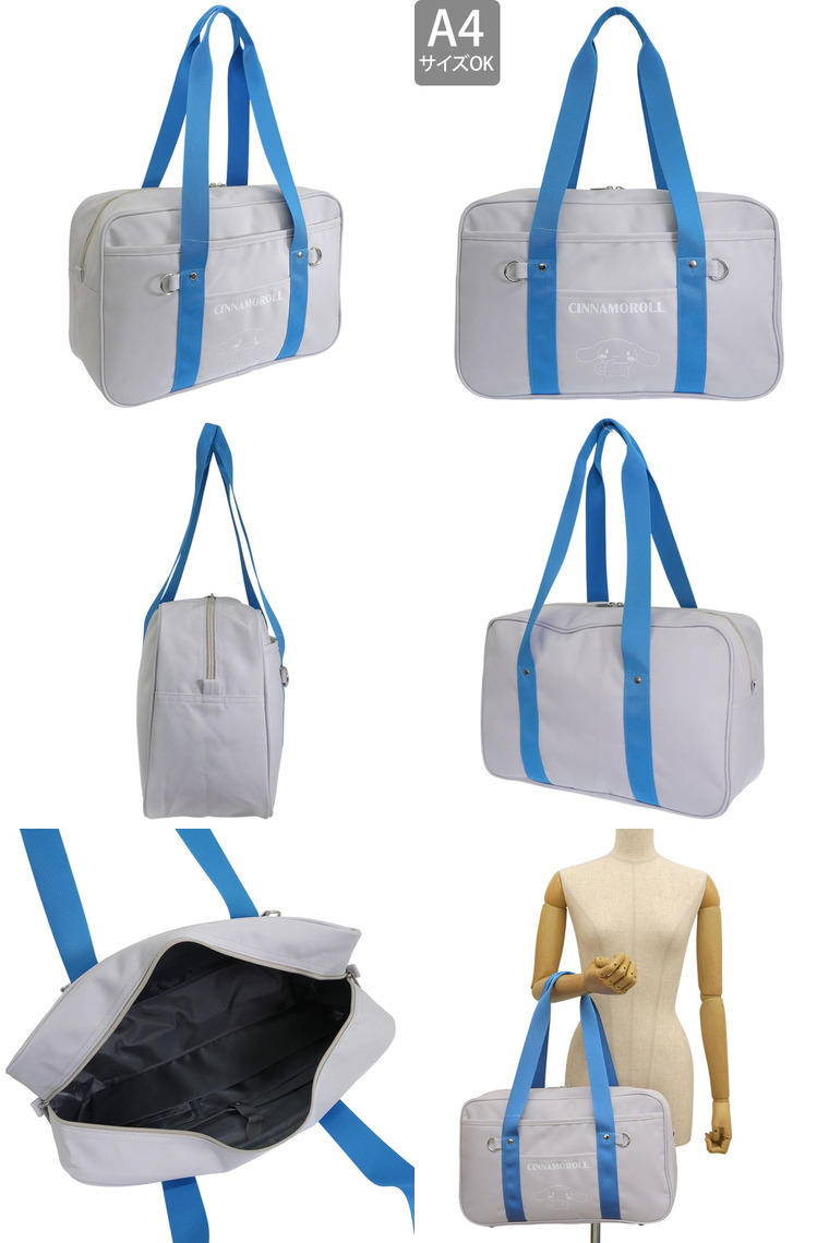 サンリオ バッグ レディース トートバッグ キティ クロミ マイメロディ シナモロール ポチャッコ キャラ かわいい 推し 推し活 カラーバッグ A4対応 SANRIO | sanrio | 09