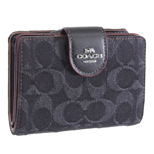 コーチ COACH コーチ COACH 二つ折り財布 （ブラック