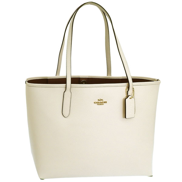 コーチ バッグ レディース トートバッグ アウトレット レザー ホワイト シティトート LTH CITY TOTE CR111IMCHK COACH A4対応