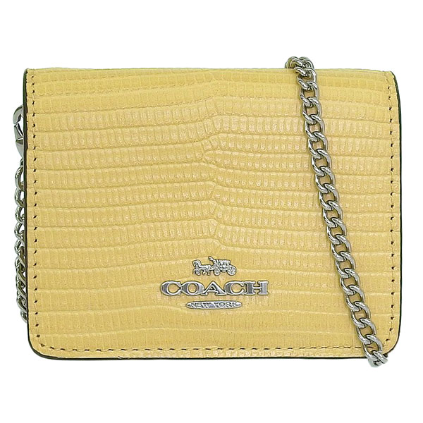コーチ COACH カードケース （イエロー）