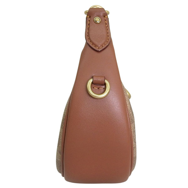 【美品】COACH コーチ ショルダーバッグ レザー PVC ジェス ブラウン COACH（コーチ） バッグ レディース ショルダーバッグ PVC レザー