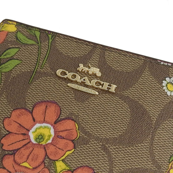 COACH コーチ 財布 レディース 2つ折り 折財布 コンパクト