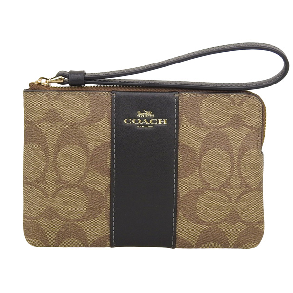 コーチ COACH ポーチ （カーキ）