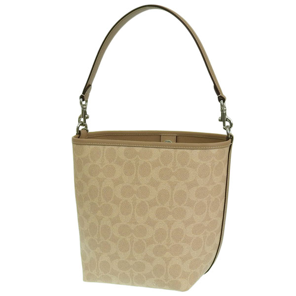【COACH】ベージュ バケットバッグ COACH コーチ バッグ レディース ショルダーバッグ アウトレット