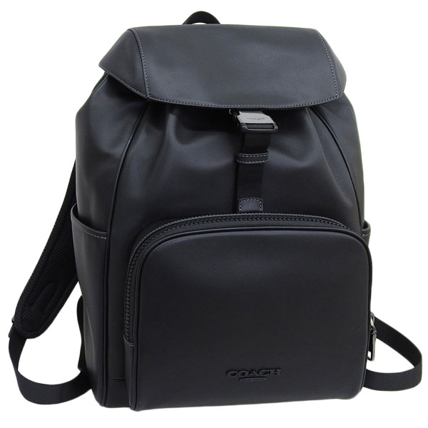 コーチ バッグ メンズ リュック リュックサック アウトレット レザー ブラック レーサー バックパック RACER BP CU112QBBK COACH  A4対応