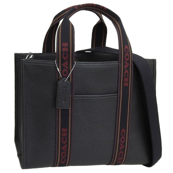 コーチ バッグ レディース 2WAY トートバッグ ショルダーバッグ アウトレット ブラックマルチ スミストート CU997SVA47 COACH A4対応