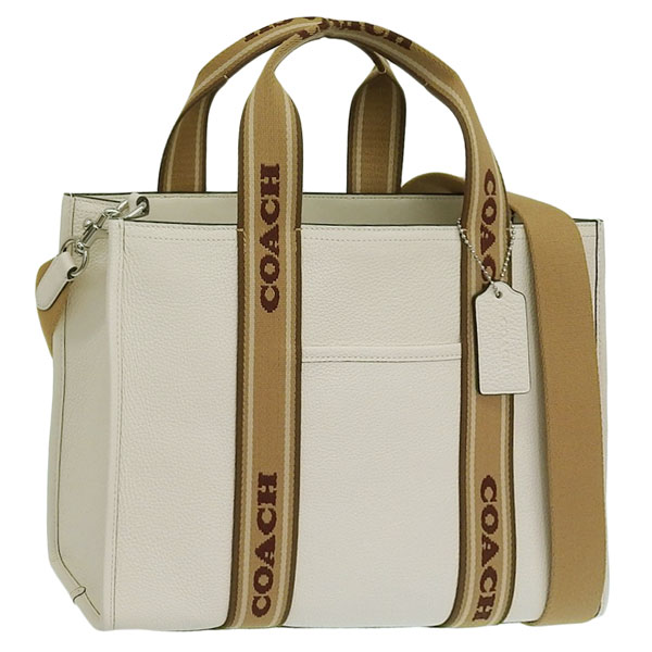 お値引中未使用品COACH スミストートバッグチョークマルチ