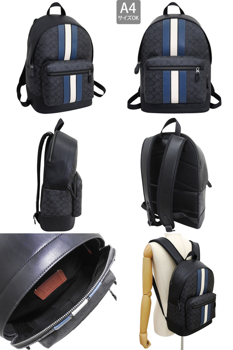 COACH（コーチ） バッグ メンズ リュックサック アウトレット ブラック