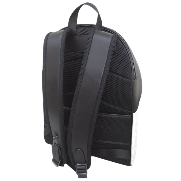 COACH コーチ レザー リュック チャールズ A4 ロゴ型押し 黒 ブラック COACH F54786 Charles Backpack In Sport Calf Leather チャールズ