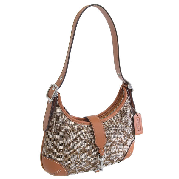 限定SALE★美品★コーチ　ボディ　ショルダーバック　ピンク　チャーム　コラボ COACH（コーチ） バッグ レディース ショルダーバッグ ブラウンマルチ