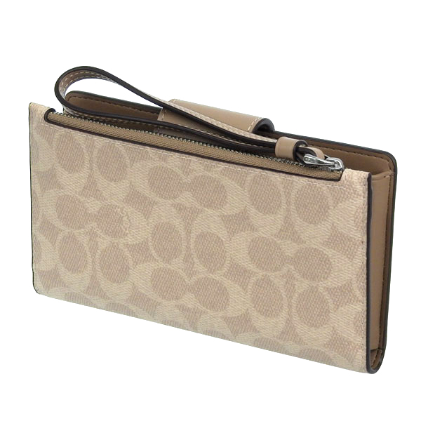 COACH（コーチ） 財布 レディース 長財布 アウトレット ベージュ