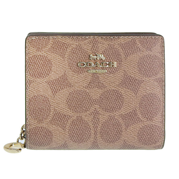 COACH コーチ 財布 レディース 2つ折り 折財布 コンパクト