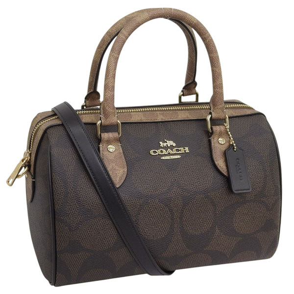 【美品】　COACH コーチ　PVC 2wayショルダーバッグ シグネチャー柄 COACH（コーチ） バッグ レディース ショルダーバッグ 2way 斜めがけ
