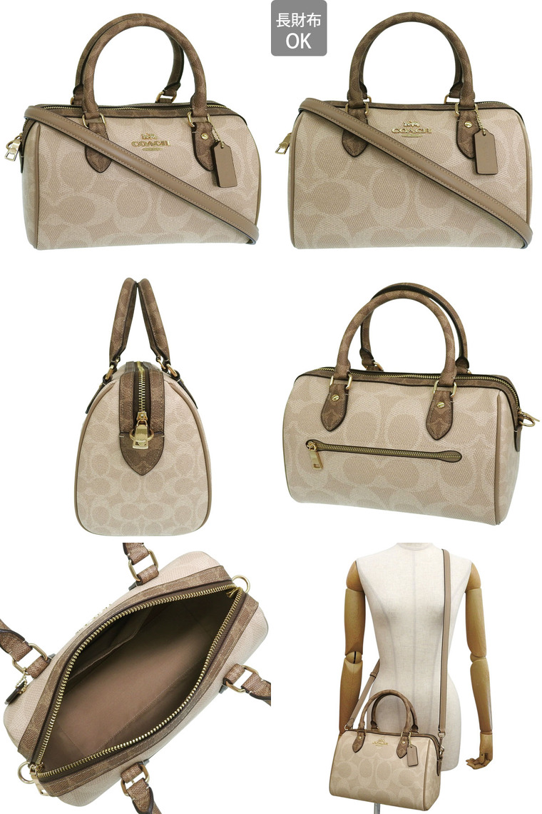 COACH(コーチ)ハンド/ショルダーバッグ  ローワンサッチェル 新作 COACH コーチ ローワンサッチェル ミニボストンバッグ (Coach