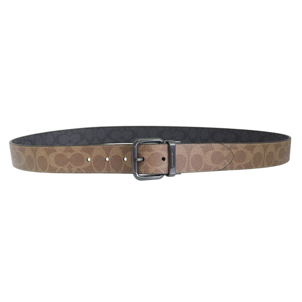 COACH（コーチ） メンズ ベルト リバーシブル アウトレット PVC